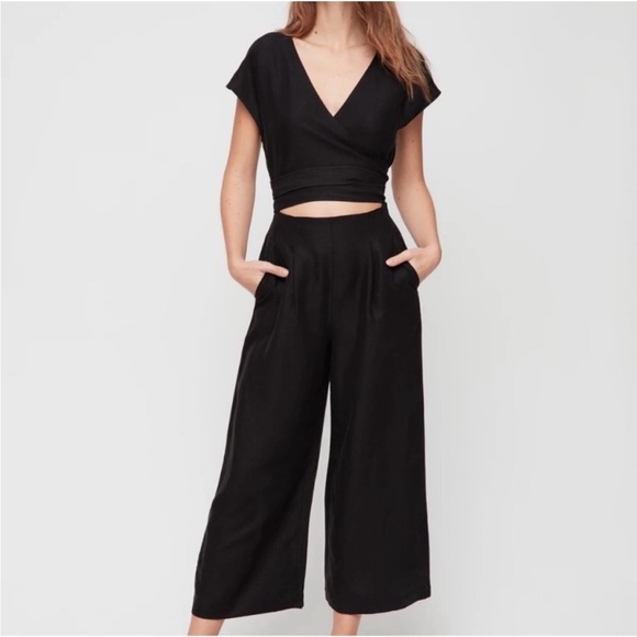 Aritzia Pants - Aritzia Wilfred Bax Linen Jumpsuit Size 0